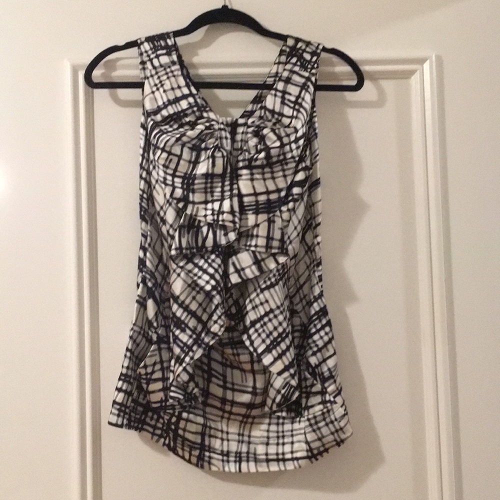 NWT BCBG Maxazria Sleeveless Silk Top Size Small